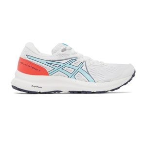 ASICS Women's Size 6 Gel-Contend 7 Running Shoe, White Clear Blue Size 6 NWT
